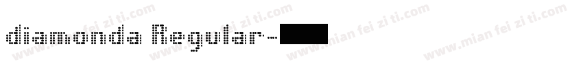 diamonda Regular字体转换